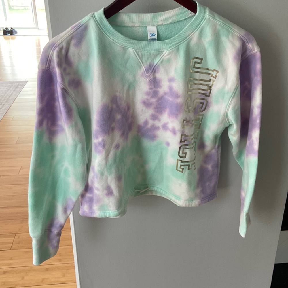 Justice long sleeve size 10/12, no rips holes stains